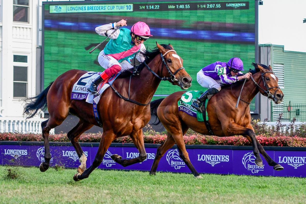 Enable, Breeders' Cup Turf, Keeneland, horse racing, America's Best Racing, ABR Enable, Breeders' Cup Turf, Keeneland, horse racing, America's Best Racing, ABR